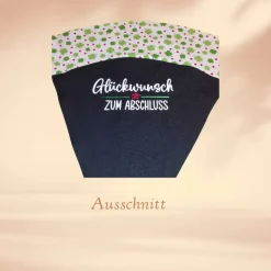 Abschlusstüte - Glückwunsch zum Schulabschluss personalisierbar mit Namen