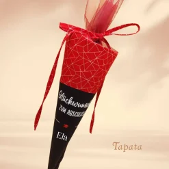 Abschlusstüte Abi, Studium, Master, Bachelor - Glückwunsch zum Schulabschluss personalisierbar mit Namen