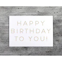 ABVERKAUF /// Klappkarte **Pünktchen** von ZWEIFARBIG Grußkarte Geburtstag Glückwunschkarte Glückwünsche