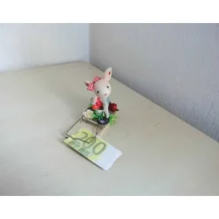 Achtung Mäuse Geldgeschenk – Originelle Mausefalle mit Schleife am Ohr  für Ostern, Kommunion & Jugendweihe 2. Wahl