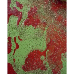 Acrylbild FRÜHLINGSHERZ Acrylmalerei Geschenk zu Valentinstag Muttertag abstraktes Herzbild Collage