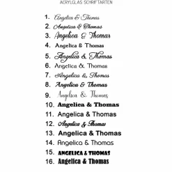 Acrylglas Hochzeitsgästebuch Hochzeitsgeschenk Herz Vogel Gästebuch