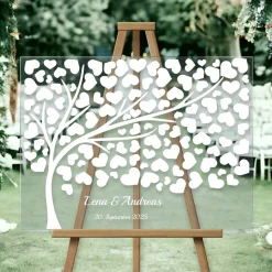 Acrylglas Hochzeitsschild Hochzeitsgästebuch Hochzeitsgeschenk Gästebuch