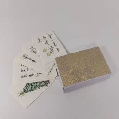 Adventkalender Golden ☆Streichholzschachtelkalender☆