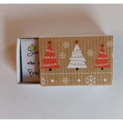 Adventkalender Tannenbaum Natur ☆Streichholzschachtelkalender☆