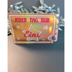 Adventkalender to Go bestickt, Mini-Adventskalender ,Geschenk ,Mitbringsel, Sofortkauf