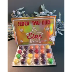 Adventkalender to Go bestickt, Mini-Adventskalender ,Geschenk ,Mitbringsel, Sofortkauf
