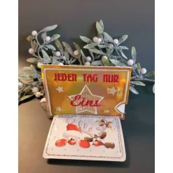 Adventkalender to Go bestickt, Mini-Adventskalender ,Geschenk ,Mitbringsel, Sofortkauf