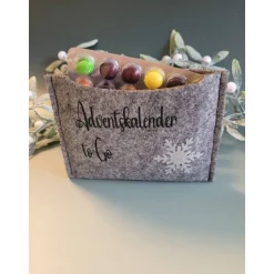 Adventkalender to Go, mit Blister, Mini-Kalender ,Geschenk ,Mitbringsel, Sofortkauf,Weihnachten,Personalisierbar
