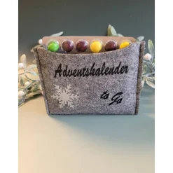 Adventkalender to Go, mit Blister, Mini-Kalender ,Geschenk ,Mitbringsel, Sofortkauf,Weihnachten,Personalisierbar