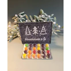 Adventkalender to Go, mit Blister, Mini-Adventkalender, Geschenk ,Mitbringsel, Sofortkauf,Weihnachten,Personalisierbar