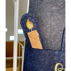 Advents Plakat der Adventskranz fürs Büro