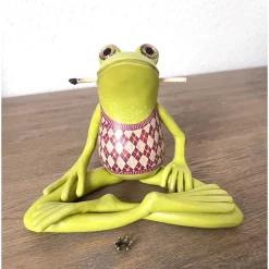 Adventsfrosch Adventkranz, Advent, Weihnachten, Frosch Adventkranz, Frosch Figur, witziger Adventkranz, Adventsdeko, 4 K