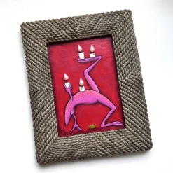 Adventsfrosch, immerwährend, Adventskalender, Adventkranz, Adventszeit, Weihnachtsdeko, Froschbild, witziges Bild, Froschkönig, Weihnachten