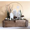 Adventsgesteck in alter Ziegelform – Shabby-Look & natürliche Weihnachtsdeko