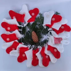 Adventskalender - 24 gestrickte Söckchen