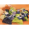 Adventskalender / Säckchen zum befüllen / Stoffsäckchen mit Zahlen dunkelblau grün