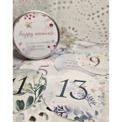 Adventskalender - Spruch für jeden Tag -in der Dose | Achtsamkeitskalender | Adventskalender zum Verschenken mit 24 Kart