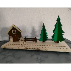 Adventskalender … Tage bis Weihnachten „Lebkuchenhaus“ I Adventskalender-Countdown / Weihnachtscountdown