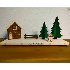 Adventskalender … Tage bis Weihnachten „Lebkuchenhaus“ I Adventskalender-Countdown / Weihnachtscountdown