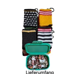 Adventskalender, Adventskalender gestrickt zum Befüllen