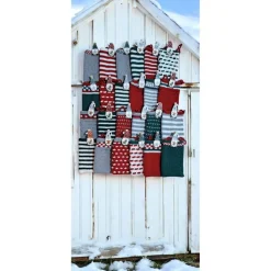 Adventskalender, Adventskalender gestrickt zum Befüllen