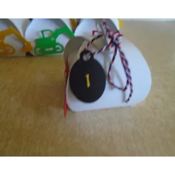 Adventskalender Bagger Weihnachtskalender Trecker  Kinder Junge Zierschachteln Schachteln zum Befüllen Baufahrzeug