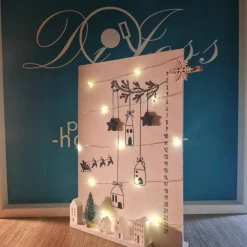 Adventskalender black & white