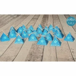 Adventskalender "Blaue Pyramiden" aus der Manufaktur Karla
