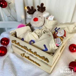 Adventskalender Box | Personalisierte Adventskiste aus Holz | Adventskalender zum Befüllen | Weihnachtskiste | Adventsbo
