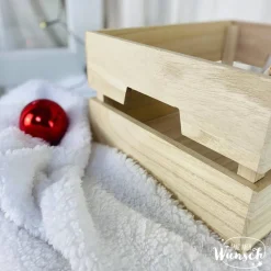 Adventskalender Box | Personalisierte Adventskiste aus Holz | Adventskalender zum Befüllen | Weihnachtskiste | Adventsbo