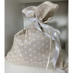 Adventskalender braun beige Kalender Advent selber befüllen Säckchen Baumwolle Taschen Tüten Türchen Weihnachten