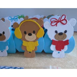 Adventskalender Bärchen Bär Teddy  Weihnachtskalender Kinder Ewachsene Zierschachteln Schachteln zum Befüllen