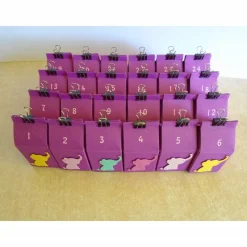 Adventskalender Elefant ANGEBOT Weihnachtskalender kleine Milchkartonschachteln Junge 0d. Mädchen nach Wahl zum Befüllen