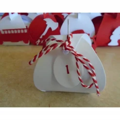 Adventskalender Feuerwehr Weihnachtskalender Kinder Mann Zierschachteln Boxen Schachteln zum Befüllen Junge Feuerwehrfa