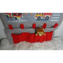 Adventskalender Feuerwehr – wandelbar zum Wandutensilo, handgemacht, 90x100 cm