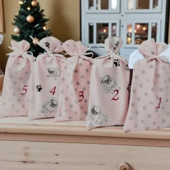 Adventskalender für Tiere, 24 Adventskalender Säckchen zum befüllen