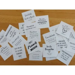 Adventskalender FREUNDSCHAFT mit 24 Botschaften für die beste Freundin oder den besten Freund Weihnachtskalender Advent