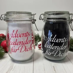 Adventskalender im Glas, Adventskalenderglas