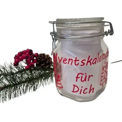 Adventskalender im Glas, Adventskalenderglas
