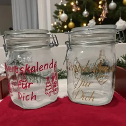 Adventskalender im Glas, Adventskalenderglas