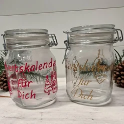 Adventskalender im Glas, Adventskalenderglas