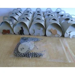 Adventskalender Katze Katzen Weihnachtskalender Kinder Junge Mädchen  Zierschachteln Schachteln zum Befüllen