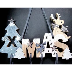 Adventskalender Komplettset XL Eisbärchen – Stoff Säckchen zum Befüllen & Wandhänger