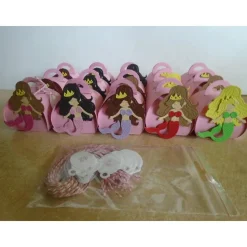 Adventskalender Meerjungfrau Nixen Weihnachtskalender Kinder Mädchen Zierschachteln Schachteln zum Befüllen