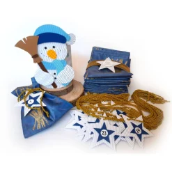 Adventskalender mit 24 Säckchen zum Selbstbefüllen