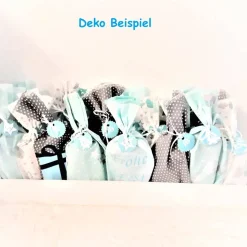 Adventskalender mit Einhorn Motiv, 24 Adventskalender Säckchen zum Selbstbefüllen