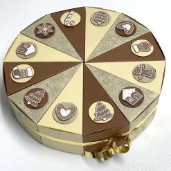 Adventskalender mit Lebkuchen