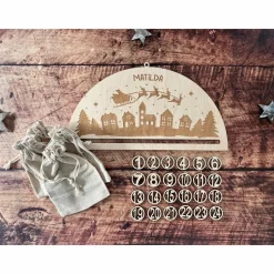 Adventskalender, personalisiert, verschiedene Formen, Weihnachten, Weihnachtskalender, Weihnachtsdekoration, Advent