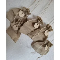 Adventskalender personalisiert mit Name groß,Rehntier, Weihnachten, Adventskalender aus Holz/Laser, Advent,Jutesäckchen,